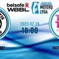 „Adma“ Moterų lyga – „Betsafe“ Baltijos čempionatas: Vilniaus „Kibirkštis“ – Talino TalTech/Nordaid