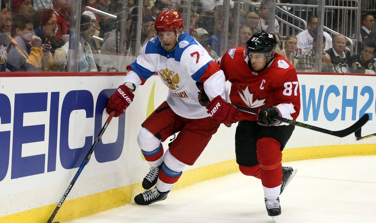 Dmitrijus Kulikovas ir Sidney Crosby