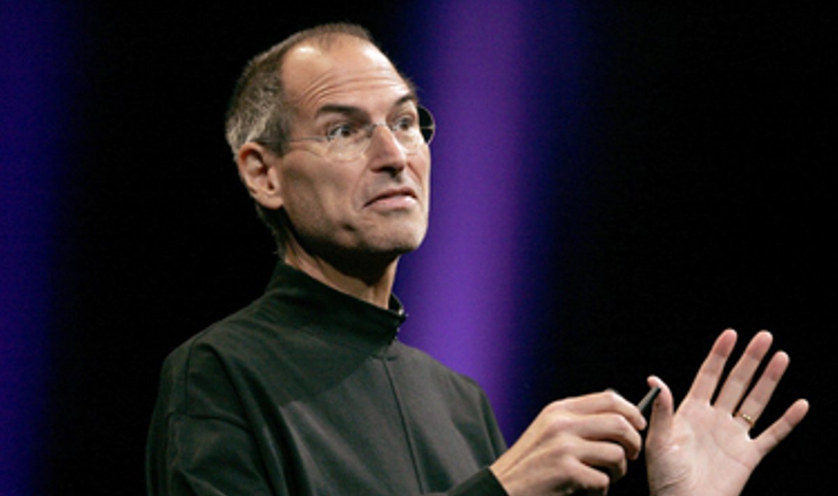 „Apple“ vadovas Steve'as Jobsas