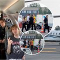 Superžvaigždės „Måneskin“ užfiksuoti Lietuvoje: privačiu lėktuvu nusileido į VIP zoną, laukė saujelė gerbėjų