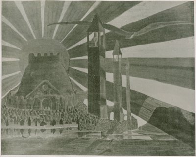 M. K. Čiurlionis. "Juodoji saulė" (Nacionalinio M. K. Čiurlionio dailės muziejaus archyvo nuotr.)