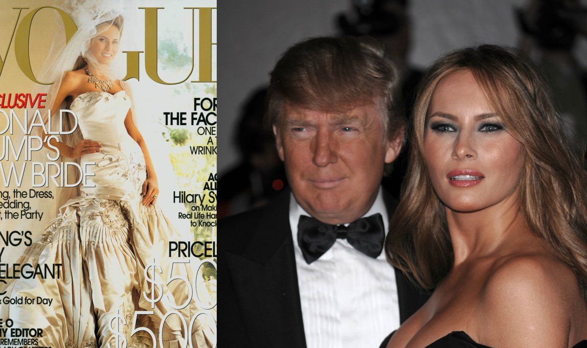Vogue žurnalo viršelis, Donaldas ir Melania Trumpai