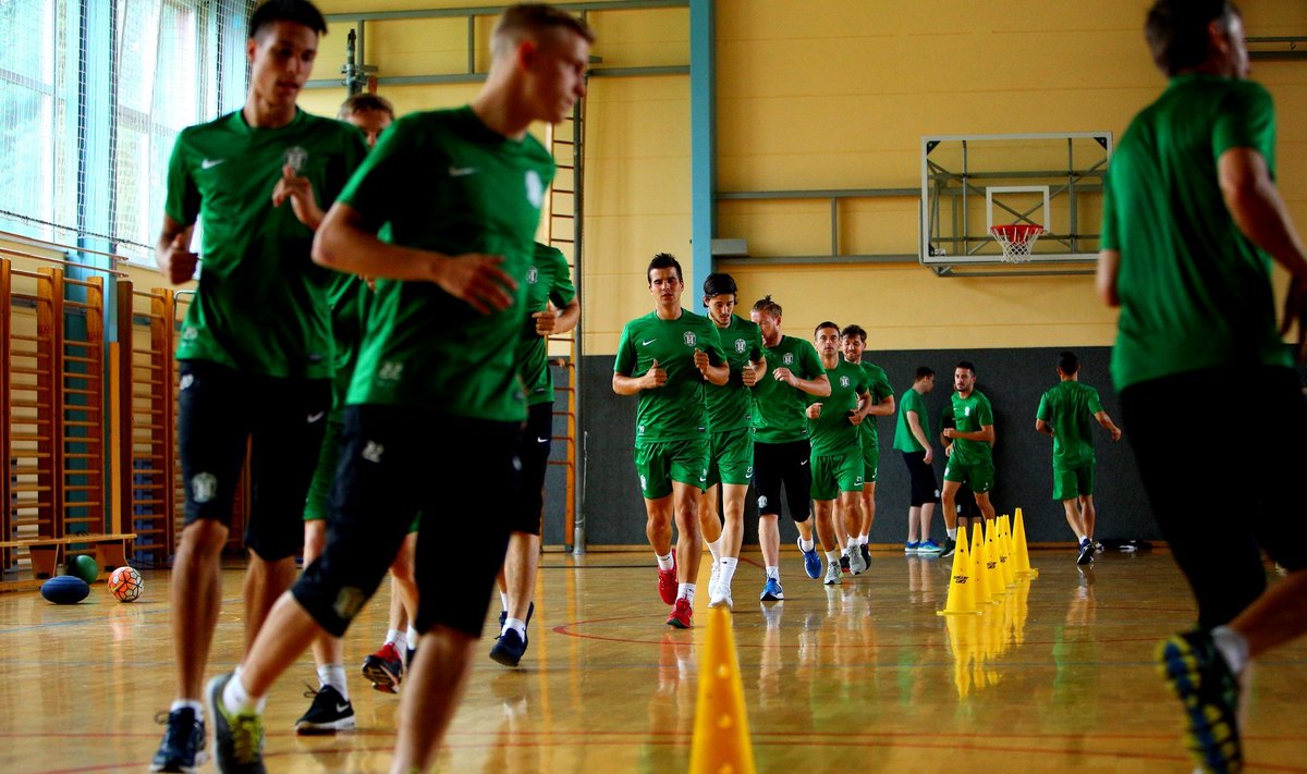 Vilniaus "Žalgirio" treniruotė Slovėnijoje