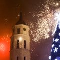 Naujųjų metų sutikimo Vilniuje akimirkos