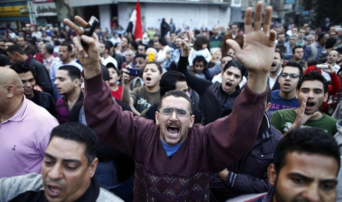 Protestuotojai Egipte