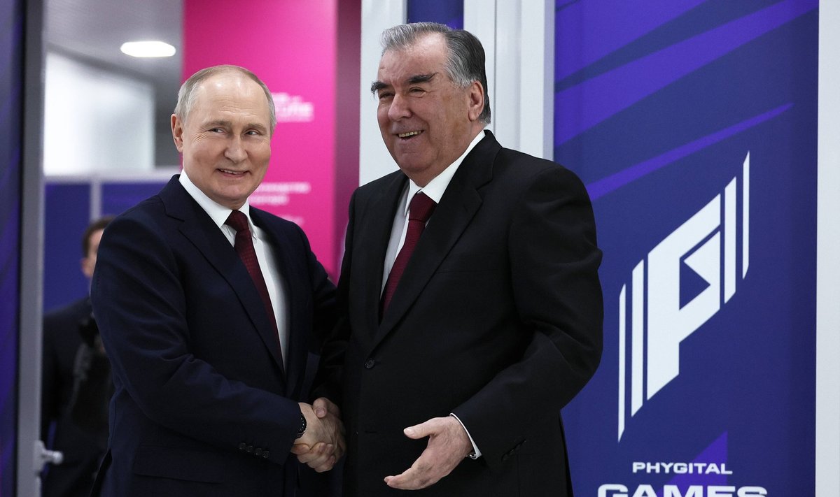 Vladimiras Putinas ir Emomalis Rahmonas