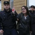 Sankt Peterburge opozicijos demonstrantai reikalauja sąžiningų rinkimų