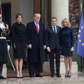 Konflikto dėl Europos kariuomenės fone Macronas ir Trumpas demonstruoja vienybę