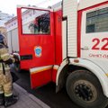 Sankt Peterburge per gaisrą kruiziniame laive žuvo žmogus