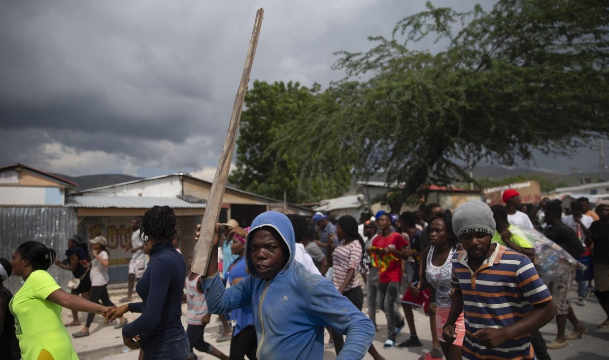Protestas Haityje dėl misionierių paleidimo