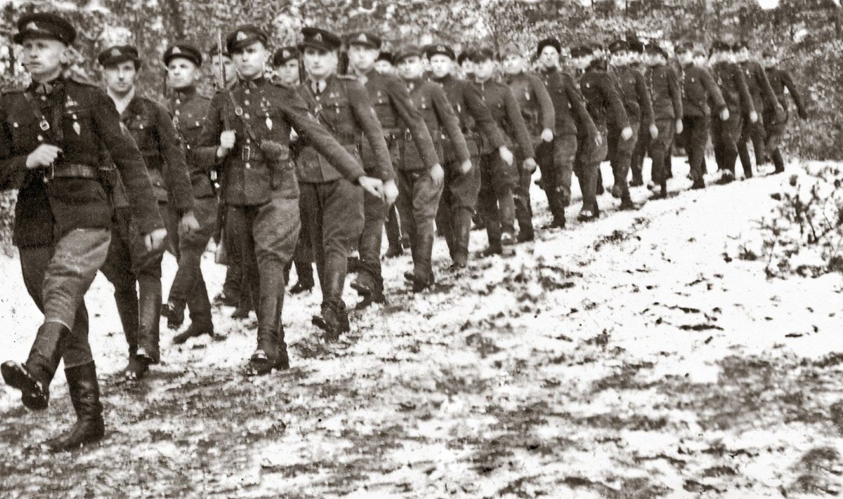 Dainava district partisans. Winter 1945-1946