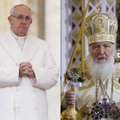 Patriarchas Kirilas ir popiežius Pranciškus suderino bendros deklaracijos tekstą