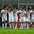 Amerikos futbolo čempionatui besirengiančios Peru rinktinės pergalė kontrolinėse rungtynėse