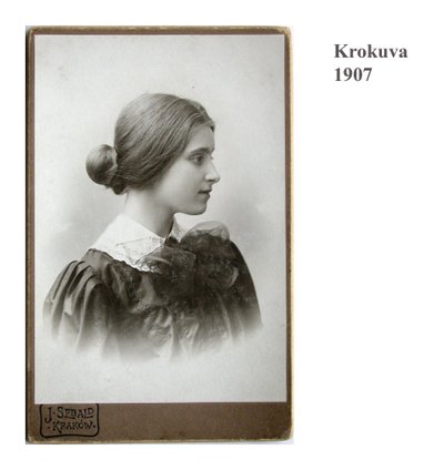 Sofija Kymantaitė Krokuvoje (1904)