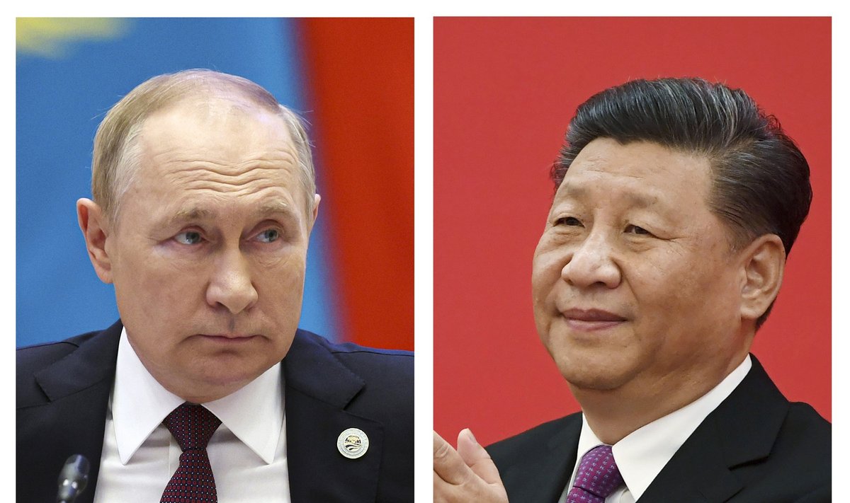 Xi Jinpingas ir V. Putinas