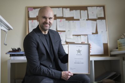 Metų startuoliu tapo sveiką ėdalą šunims siūlantis startuolis „Rocketo“ ir jo įkūrėjas Arūnas Matačius.