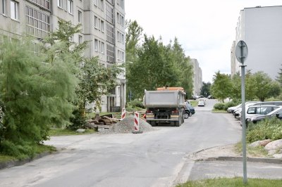 Takų infrastruktūros gerinimas Vilniuje (K. Mačiūno nuotr.)