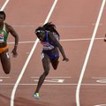 100 m finalas: įspūdingas amerikietės spurtas ir startą „prasnaudusios“ favoritės nesėkmė