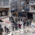 JAV pristabdė sankcijas nuo žemės drebėjimo nukentėjusiai Sirijai