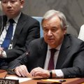 Saugumo Taryba svarstys, ar paremti antros kadencijos siekiantį JT generalinį sekretorių Guterresą