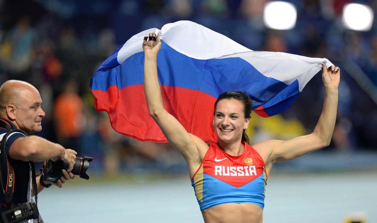 Ryškiausia Rusijos lengvosios atletikos žvaigždė Jelena Isinbajeva 2016 metų uždarų patalpų pasaulio čempionate planavo savo sugrįžimą į didįjį sportą