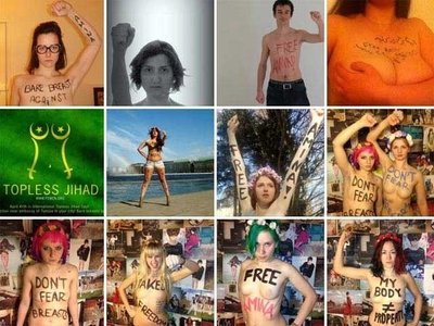 "Femen" akcijos palaikytojai