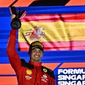 Singapūre triumfavęs Sainzas nutraukė „Red Bull“ pergalių seriją