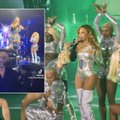 Gerbėjos eina iš proto dėl Beyonce asmens sargybinio: vaizdo įraše – kaitinanti akimirka