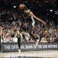 Wembanyama su „Spurs“ paskutinę sekundę sensacingai patiesė NBA čempionus