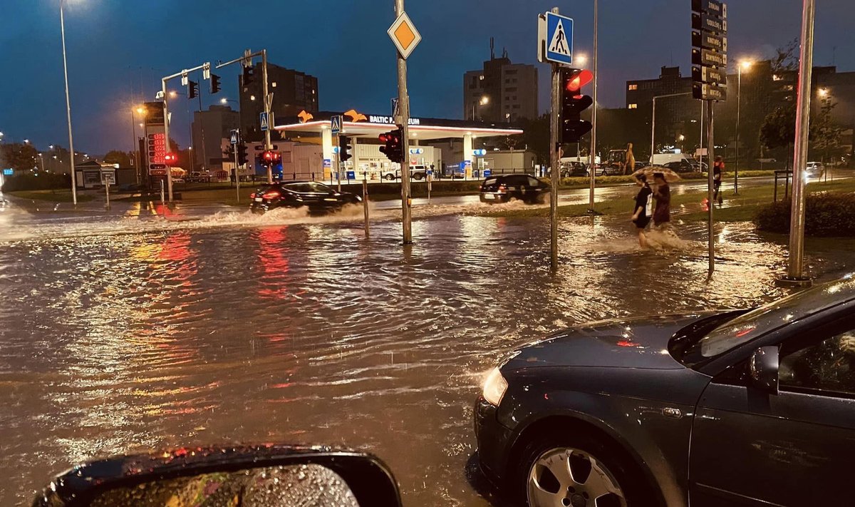 Storm in Vilnius