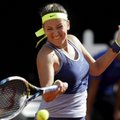 Moterų teniso turnyro Romoje ketvirtfinalyje - čekė, rusė ir baltarusė