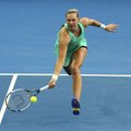 Estė K. Kanepi patyrė traumą teniso turnyro Dubajuje starte