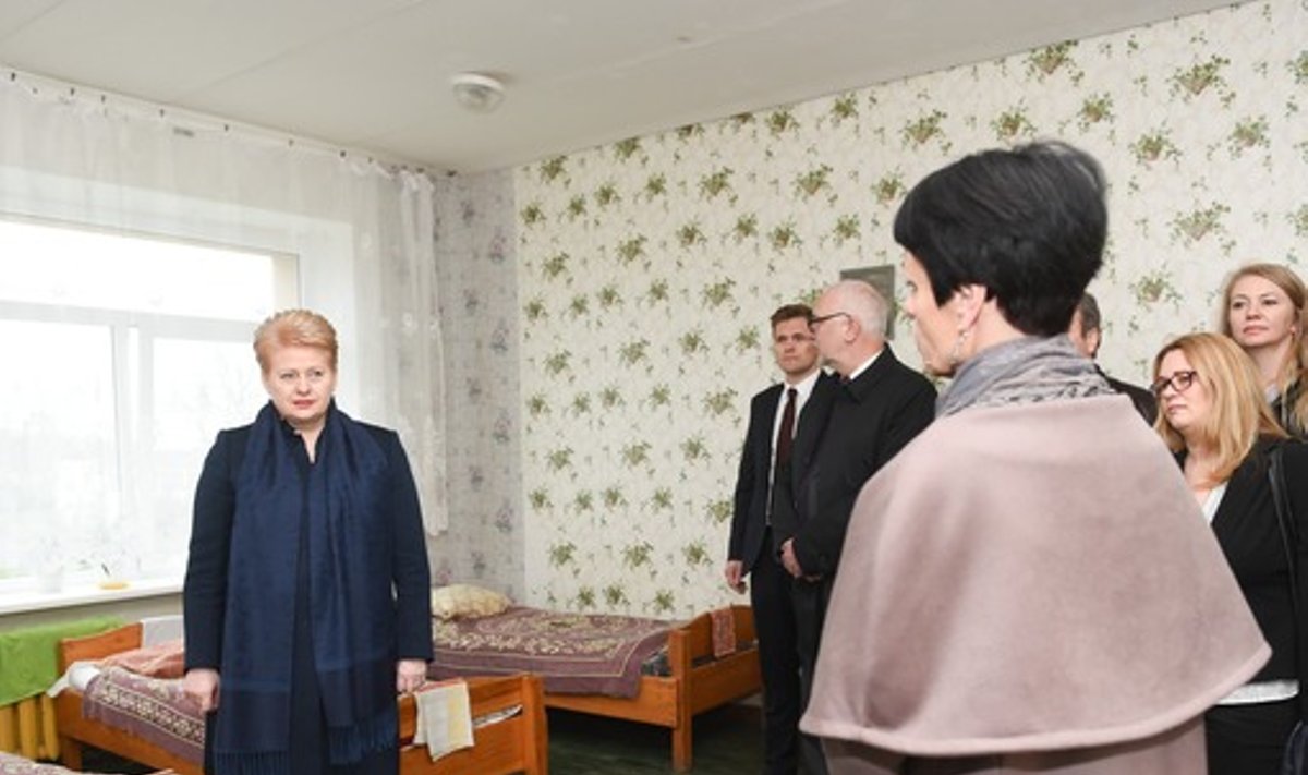 Dalia Grybauskaitė lankosi Švėkšnos specialiojo ugdymo centre