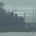 Raketos „Falcon 9“ paleidimo aikštelėje nugriaudėjo sprogimas