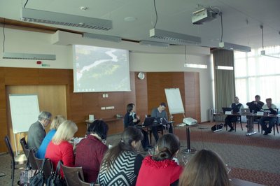 Konferencijos apie klimato kaitą Nemuno upės baseinui momentas