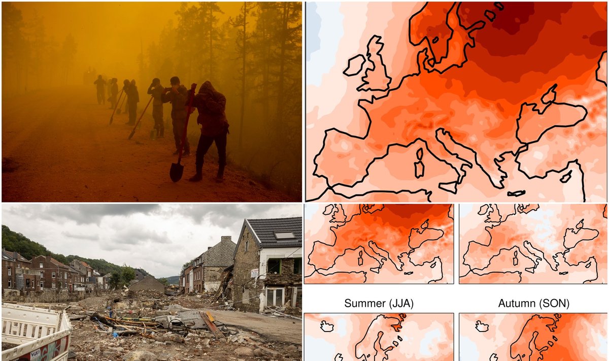 Klimato kaitos padariniai Europoje tampa pražūtingi tūkstančiams žmonių. Scanpix/VidaPress nuotr.