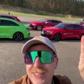 „Audi RS“ bandymų puokštė „Nemuno žiede“: nuo laukinukės iki tylenės