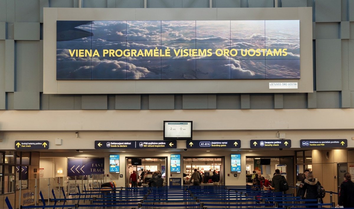 Reklama Lietuvos oro uostuose
