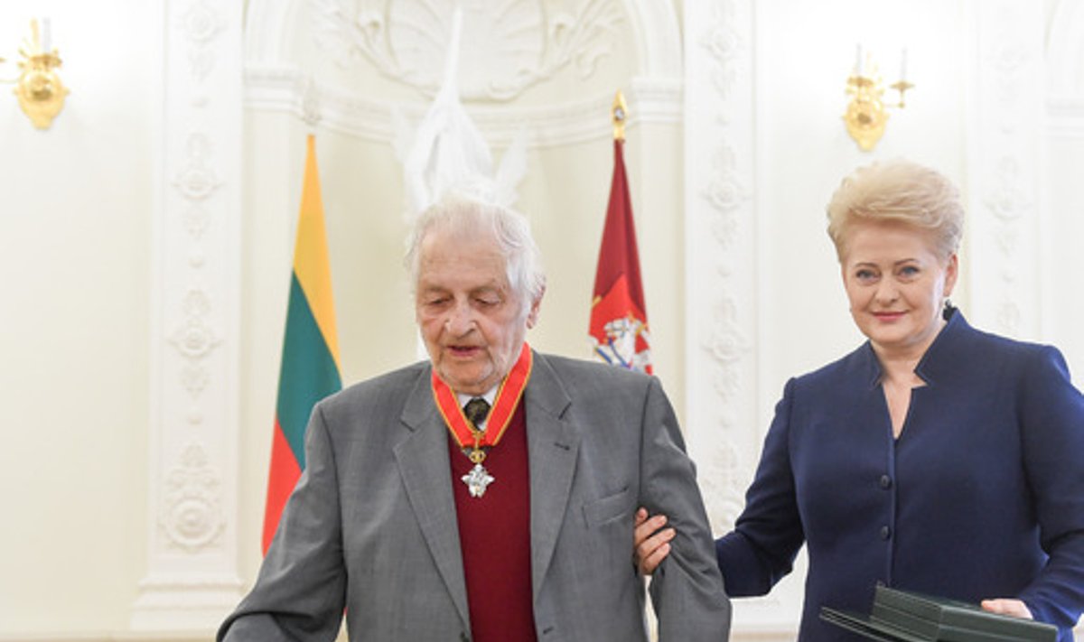 Dalia Grybauskaitė and Zigmas Zinkevičius
