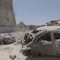Islamo valstybės vaizdo įraše užfiksuoti Mosulo minareto griūvėsiai