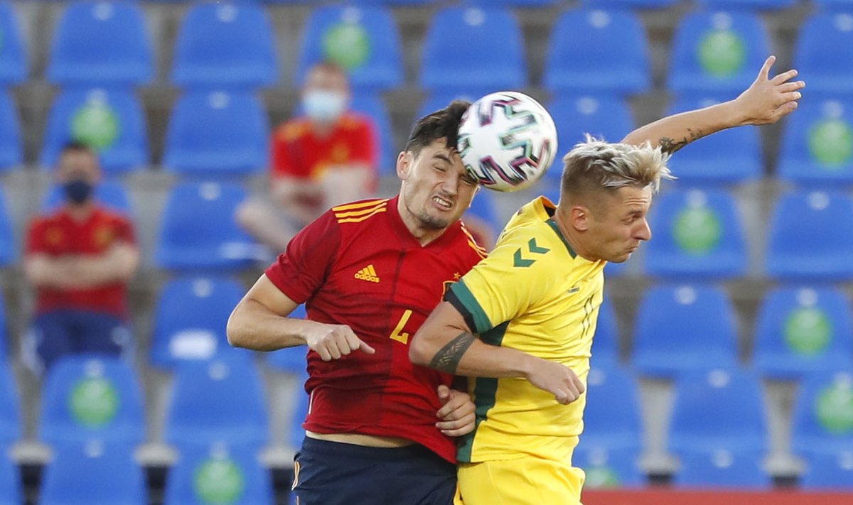 Draugiškos futbolo rungtynės: Ispanija (U21) - Lietuva