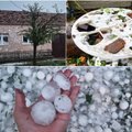 Lietuvių pamėgtą šalį nusiaubė audra: ledo gabalai išdaužė langus