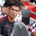 „Manchester United“ ir toliau laimi, Ronaldo sėdo ant atsarginių suolo