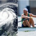 Viruso – dar maža: į olimpinį irklavimo kanalą grasina įsisukti taifūnas