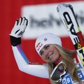 Pasaulio kalnų slidinėjimo greitojo nusileidimo taurės savininke tapo JAV atstovė L.Vonn