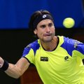 Teniso turnyro Ispanijoje ketvirtfinalyje - favoritas D. Ferreras