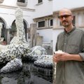 Į naują avantiūrą nėręs menininkas Tadas Černiauskas už sukurtą instaliaciją iš Ispanijos parsivežė „gėlių pasaulio Oskarą“