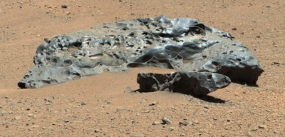 Meteoritas Marse, pavadintas Lebanon, The Beast. NASA/JPL-Caltech
