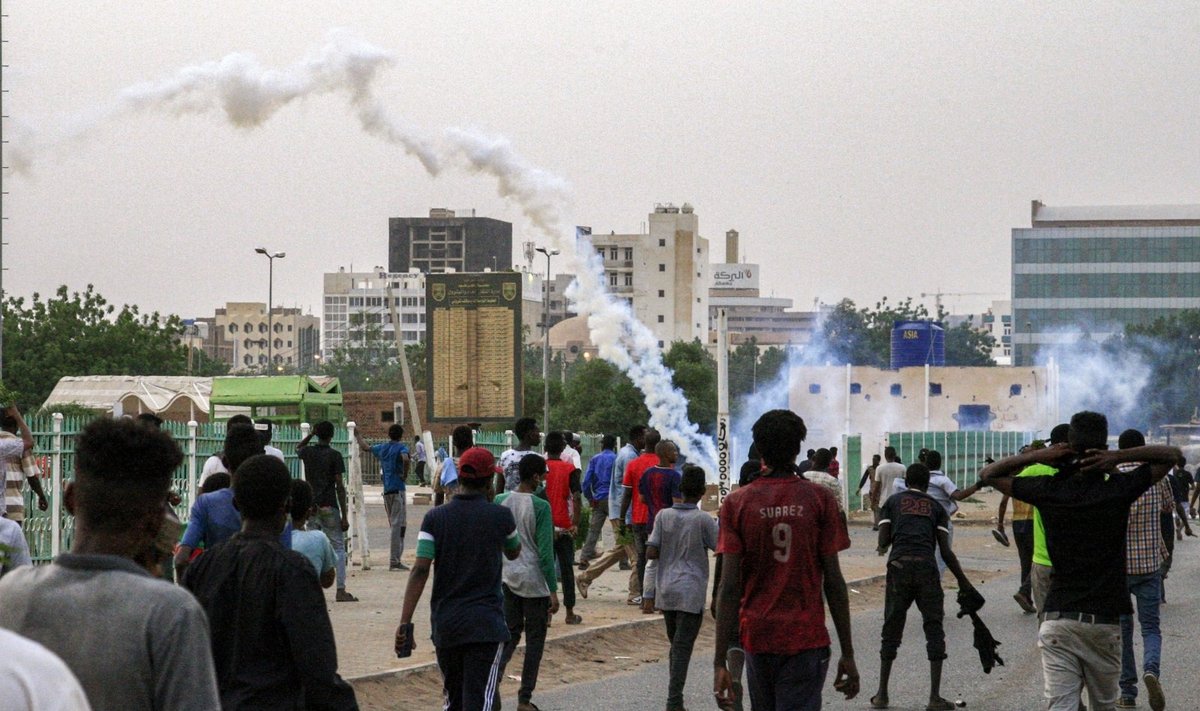 Protestuotojai Sudano sostinėje Chartume
