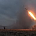 Ukrainos pajėgos „Grad“ raketomis apšaudo separatistų pozicijas